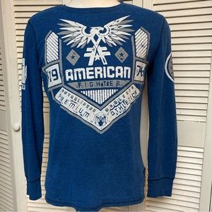 American Fighter Size Medium Long Sleeve T Shirt